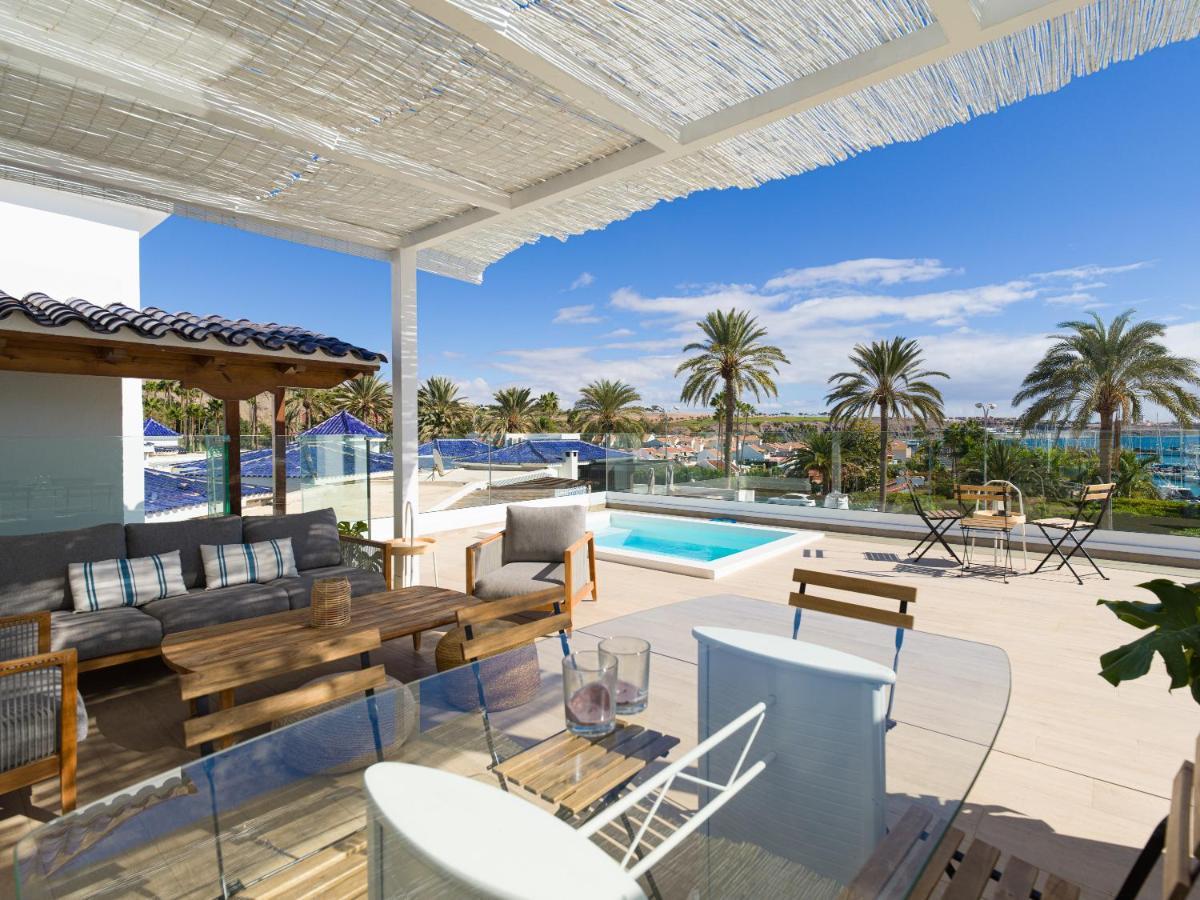 Pasitoblanco Porto Mare 45 Seaview Villa Private Heated Pool Pasito Blanco Exterior photo