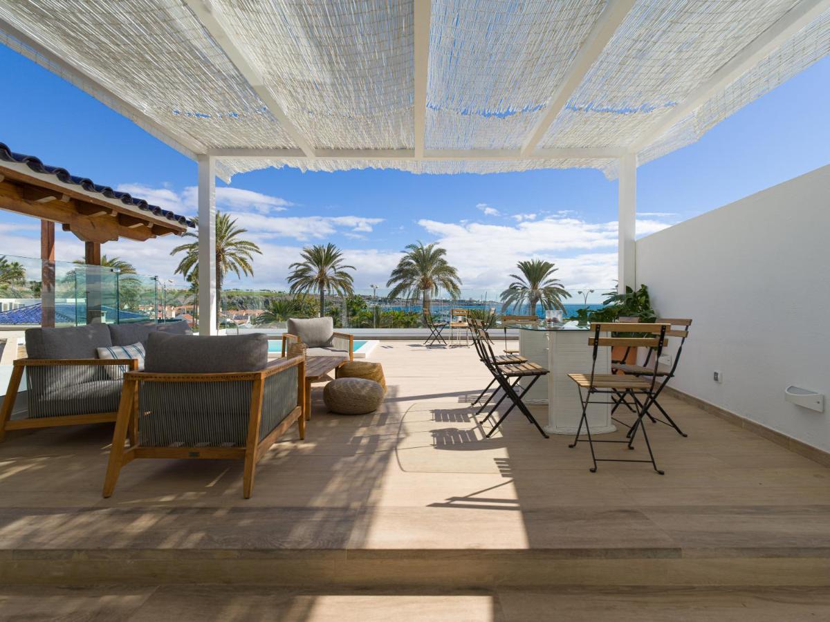 Pasitoblanco Porto Mare 45 Seaview Villa Private Heated Pool Pasito Blanco Exterior photo
